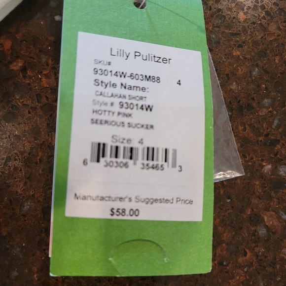 Lilly Pulitzer seerious sucker shorts - Picture 4 of 4